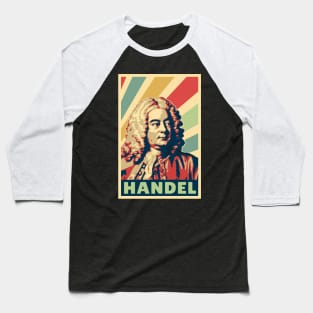 Georg Friedrich Handel Vintage Colors Baseball T-Shirt